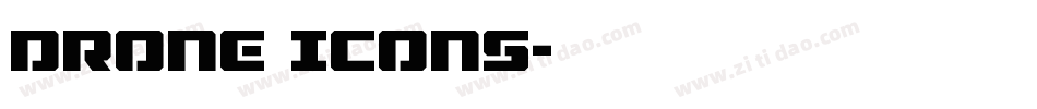 Drone Icons字体转换